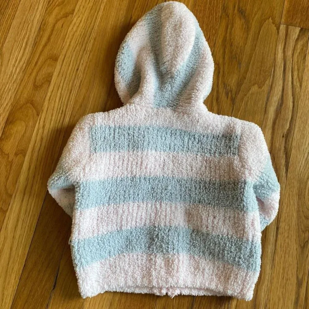Angel Dear Striped Chenille Hooded Jacket